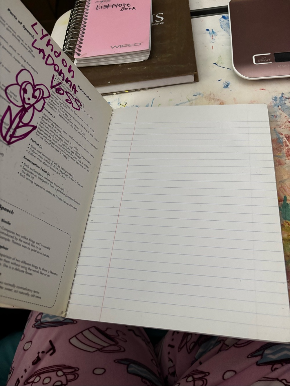 Sunflower Pattern Hardcover Notebook - Picture 2 of 5